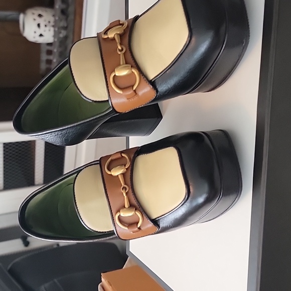 GUCCI HORSEBIT BUCKLE 3' PLATFORM  36.5 - Picture 14 of 15